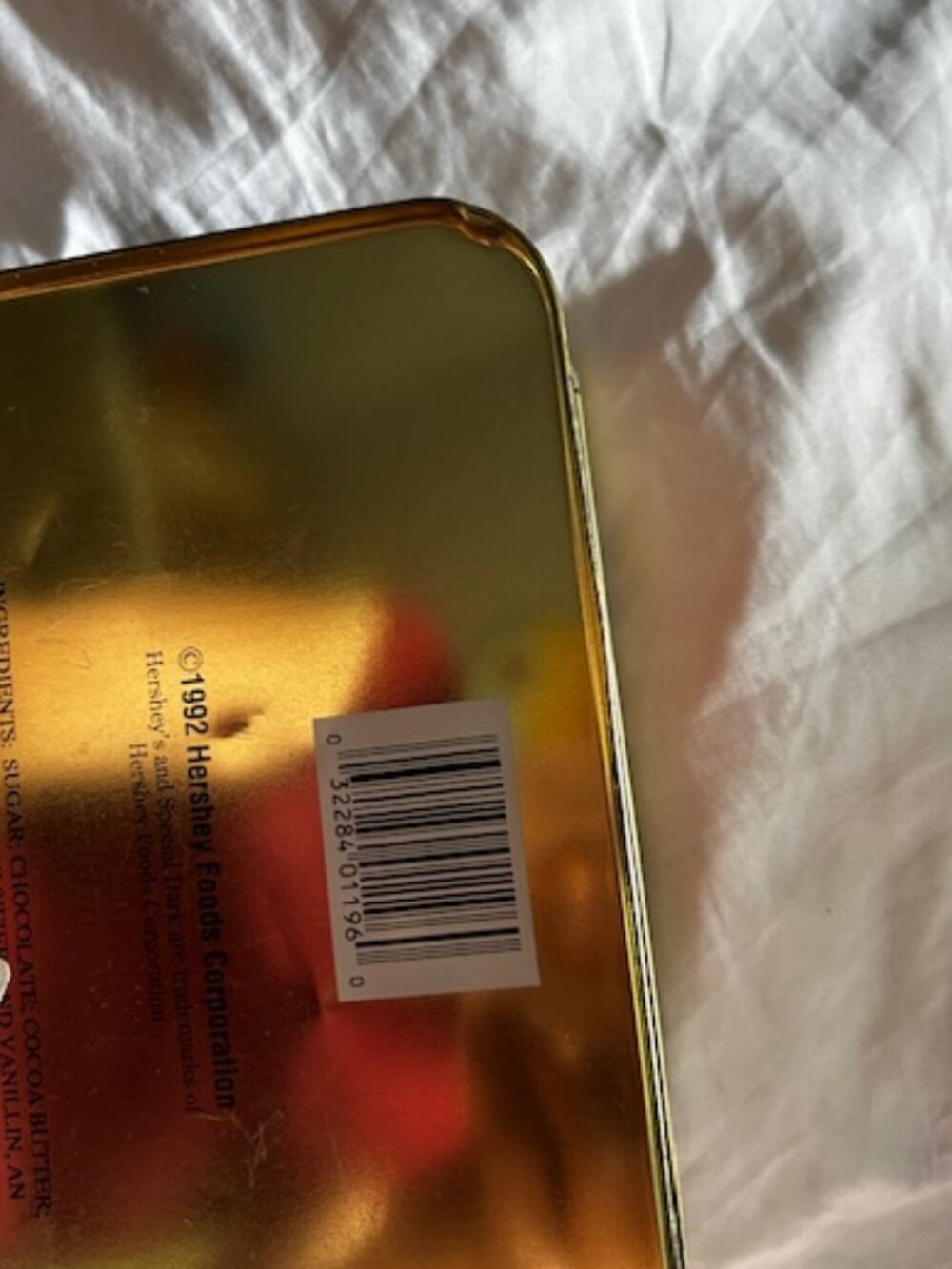 🍋‍🟩 Hersheys special dark metal tin collectible box - Picture 4 of 6